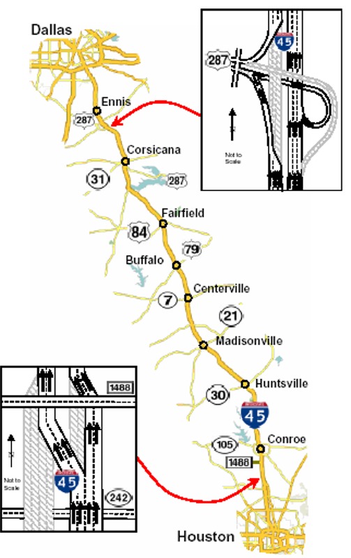Interstate 45 Evacuation Plan