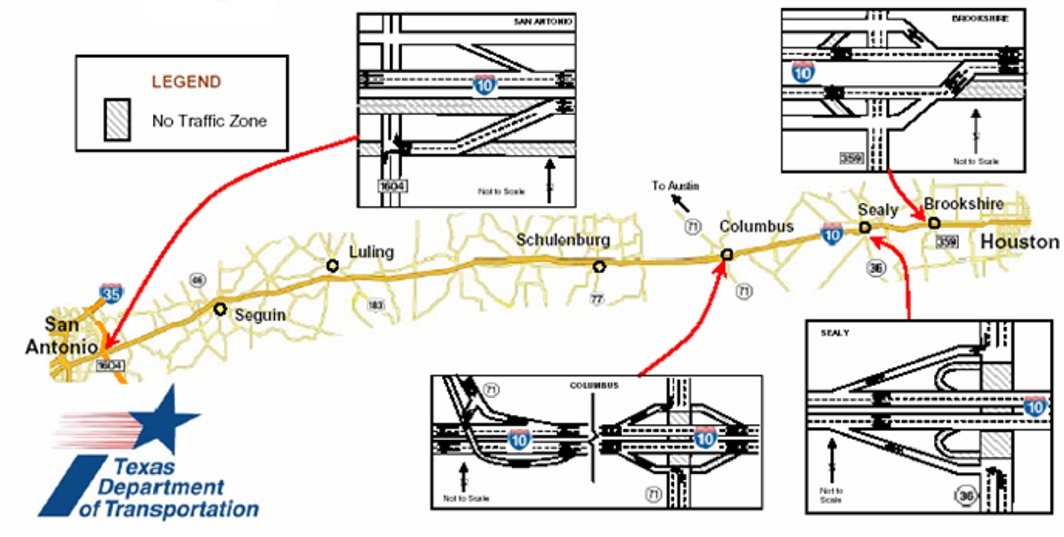Evacuation Plan for Interstate 10