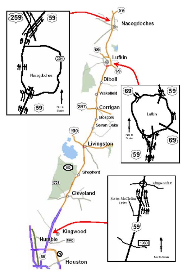 Evacuation Plan for US Highway 59