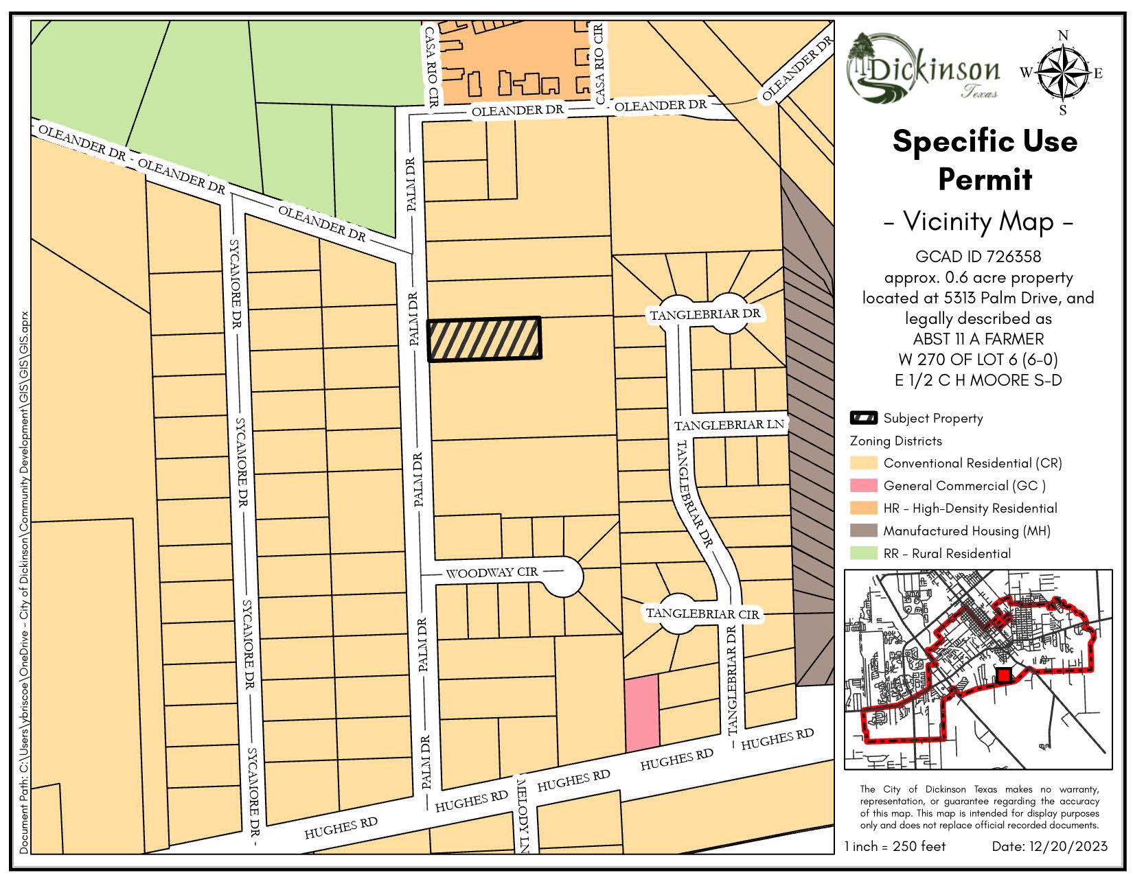 5313 Palm_Vicinity Map